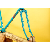 Crust Bikes - Bombora Rahmenset - Turquoise Marble Blue