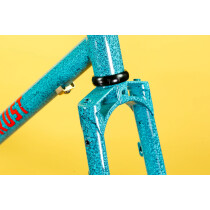 Crust Bikes - Bombora Rahmenset - Turquoise Marble Blue