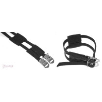 BLB - Double Nylon Straps Pedalriemen weiß