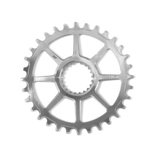 Wagon Wheel Chainring 32 tooth + 3mm Offset - 304 Stainless (silber)