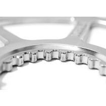 Wagon Wheel Chainring 32 tooth + 3mm Offset - 304 Stainless (silber)