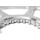 Wagon Wheel Chainring 32 tooth + 3mm Offset - 304 Stainless (silber)