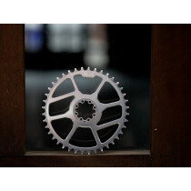 Veloci Cycle - ROLLCii V.2 1x Direct Mount (SRAM 8-bolt) Gravel/Road Kettenblatt / 6 mm Offset schwarz 38 Zähne