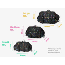 Wizard Works - Badjelly Bar + Saddle Bag Lenker- und Satteltasche - Small 10 Liter Black