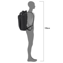 Ortlieb - Vario Lite Backpack and Pannier 22 Liters - black