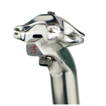 SimWorks - Beatnik Seatpost - 27,2 mm silver 300 mm