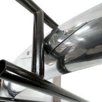 SimWorks - Diamond Plate Verstärkungsblech für Schutzbleche silber