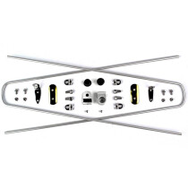 SimWorks - Flat 65 Fenders SILVER - 29"