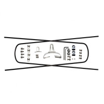 SimWorks - Flat 80 Schutzbleche SCHWARZ - 29"