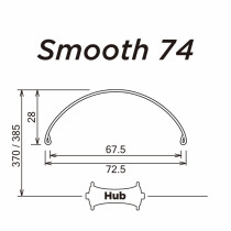 SimWorks - Smooth 74 Schutzbleche SILBER - 700c