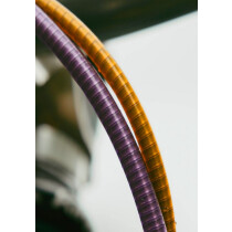 SimWorks - Edelstahl-Außenhülle CRISPER für Bremszug – 3 m Clear Purple