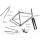 Curve Cycling - Big Kev V2 Titanium Frameset XM
