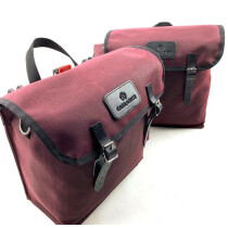 Carradice - Originals Kendal Panniers Gepäcktaschen - Paar field green (dunkelbraune straps)