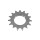 BLB - Track Sprocket - silver & black silver 14  teeth