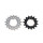 Traffic - Hausmarke Track Cog silber 18