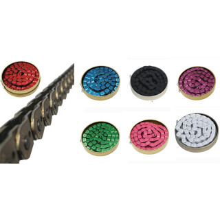 Gusset - Slink Halflink Kette - 1/8" rot