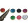 Gusset - Slink Halflink Kette - 1/8" rot