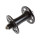 Ridea - HT Track Hub front silver 28 h