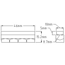 Kool Stop - Vintage Brake Pad R10 - Mafac black