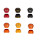 Chris King - NoThreadSet Ahead Steuersatz 1 1/8" - EC34/28.6 EC34/30 schwarz (glanz schwarz / weißes Logo)