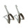 BLB - Stahl Pedalhaken Leder - Single Bridge/Single Gate