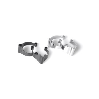 Goldsprint - Top Tube Cable Clips silver