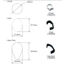 Dia Compe - Track Brake Clamps oval