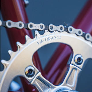 難有VELO ORANGE GRAND CRU クランクセット42Tナローワイド Velo Orange - Grand Cru Fluted Single Crankset with Narrow-Wide