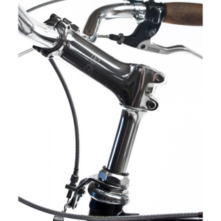 Velo Orange Threadless Stem, 1-1/8 Inch, +/-17 Degree Rise, Silver Aluminum