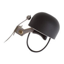 Crane - E-NE Bell Klingel stealth black(matt schwarz/silber)