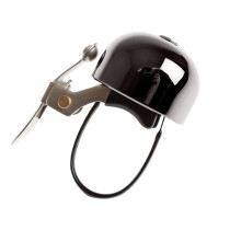 Crane - E-NE Bell Klingel stealth black(matt schwarz/silber)