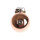 Crane - E-NE Bell Klingel stealth black(matt schwarz/silber)