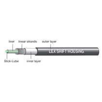 Jagwire - LEX-SL Slick Lube Schaltzughülle 4,0 mm schwarz