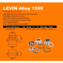 Tange - Seiki Levin NJS Alloy Headset - 1" ISO threaded