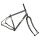 Jones - Steel LWB HD/e Diamond Frame / Unicrown Fork Rahmenset - schwarz
