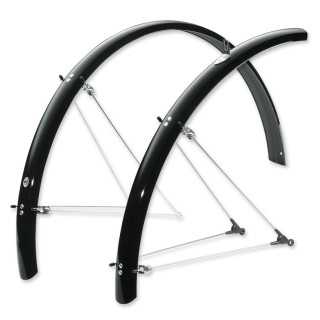 SKS - Bluemels Schutzblechset 28" lange Form schwarz 35 mm