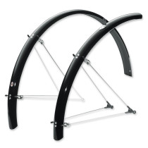 SKS - Bluemels Schutzblechset 28" lange Form schwarz 35 mm