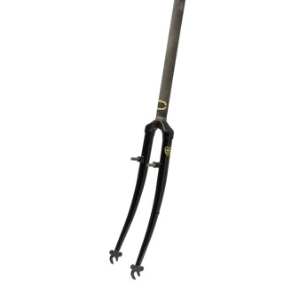 Soma - Lugged CX CroMo Cyclocross Fork Gabel für Cantilever - 1 1/8 schwarz