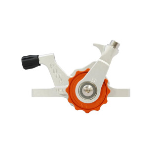 silver anodized/orange